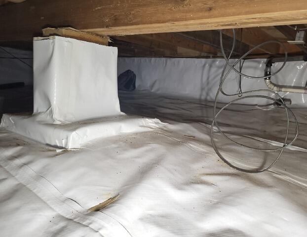 Crawlspace Encapsulation in Mountain, WI - After Photo