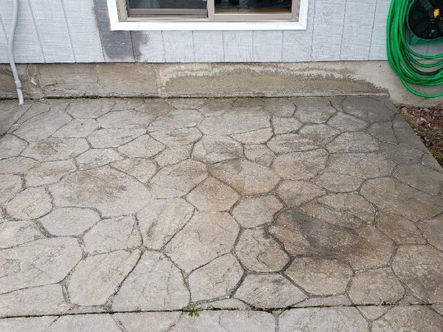 Concrete Lifting Contractors in Lakewood, WI - Before Photo