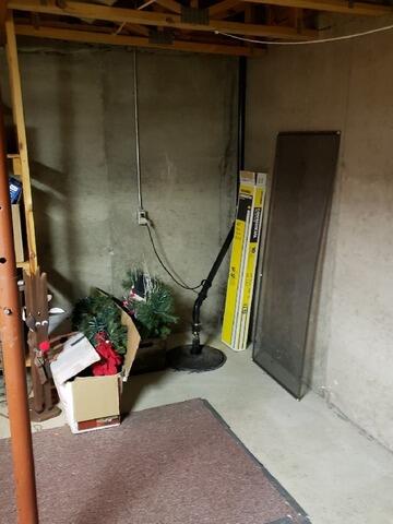 Foundation Repair with Wall Anchors in De Pere, WI