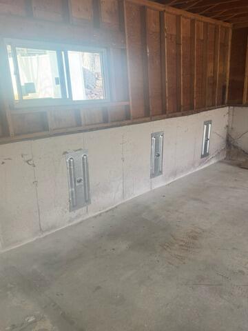 Failing Foundation Wall Stabilized in Marshfield, WI - After Photo