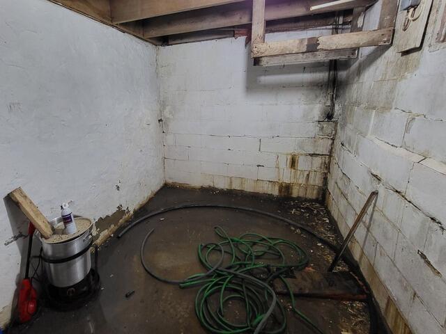 Foundation Repaired & Walls Stabilized with PowerBraces in Mosinee, WI