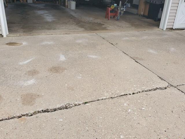 Permanent Concrete Lifting & Leveling of Garage Entry in Marshfield, WI - After Photo