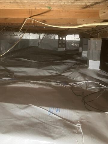 Damp Musty Crawlspace Repaired & Stabilized in Eagle River, WI - After Photo
