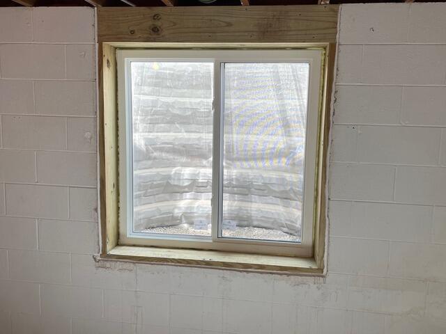 Egress Window Installation Completed in Manitowoc, WI - After Photo