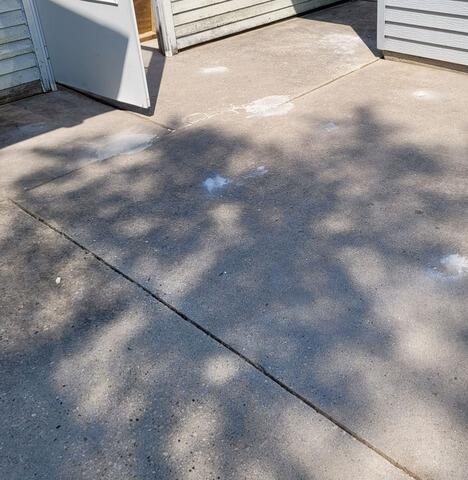 Concrete Patio is Lifted and Leveled in Port Washington, WI