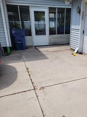 Concrete Patio is Lifted and Leveled in Port Washington, WI