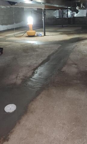 Water Control System & Sump Pump Solves Crawl Space Flooding Issues in Porterfield, WI - After Photo