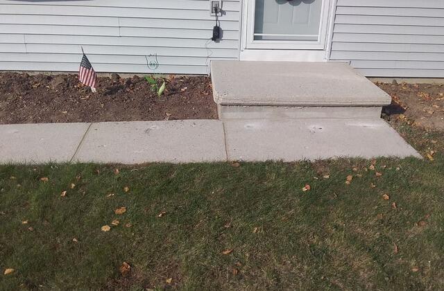 Concrete Settlement Repair in New Holstein, WI - After Photo
