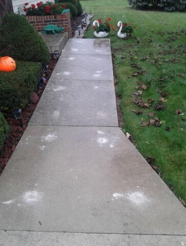 Concrete Sidewalk Trip Hazards Resolved with PolyLevel Injection Foam in New Holstein, WI - After Photo