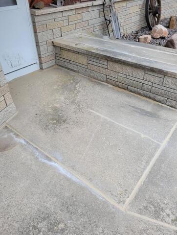 Uneven Concrete Stabilized & Sealed in Allenton WI - After Photo