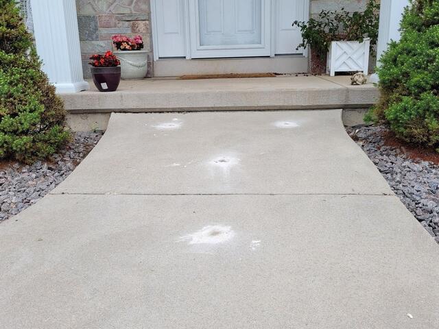 Concrete Leveled and Even with PolyLevel in Eldorado, WI - After Photo