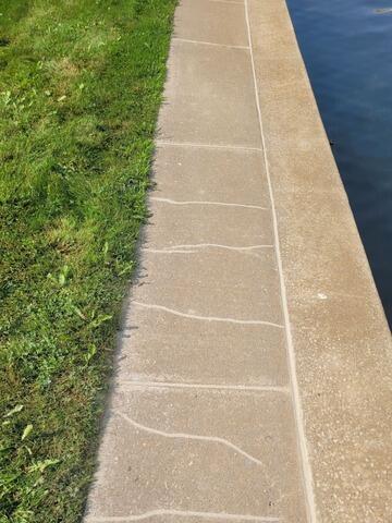 Concrete Boat Dock Walkway Repair  in Shawano, Wi - After Photo