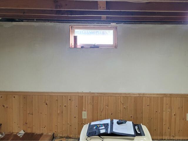 Egress Window Installation Increases Living Space and Property Value in Marinette, WI - Before Photo
