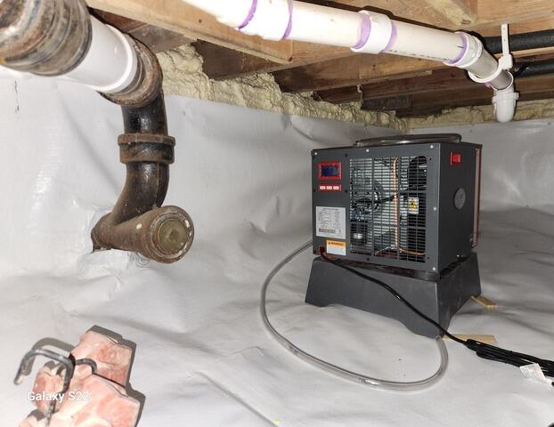 Damp  Crawl Space with Sagging Floors Fixed in Shiocton, WI