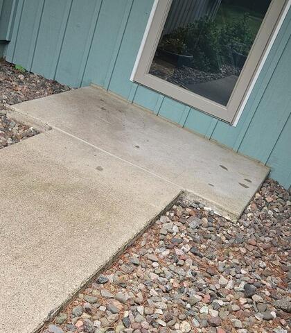 Concrete Walkway Lifted and Leveled in Woodruff, WI - After Photo