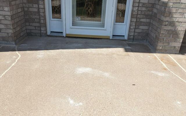 Sunken Concrete Stairway Repaired & Sealed in Florence, WI - After Photo