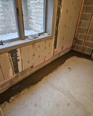 Wet Basement Waterproofing & Repair in Cedar Grove, WI - After Photo