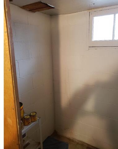 Basement Waterproofing & Sump Pump Installation in Cedar Grove, WI - Before Photo