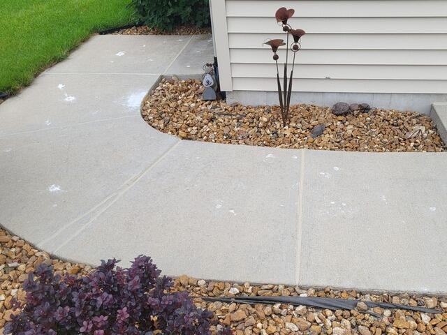 Uneven Concrete Sidewalk Lifted and Leveled in Lomira, WI - After Photo