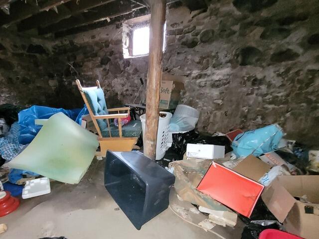 Sloping Floors and Cracked Drywall Due to Failing Foundation Repaired with SmartJacks in Appleton, WI - Before Photo