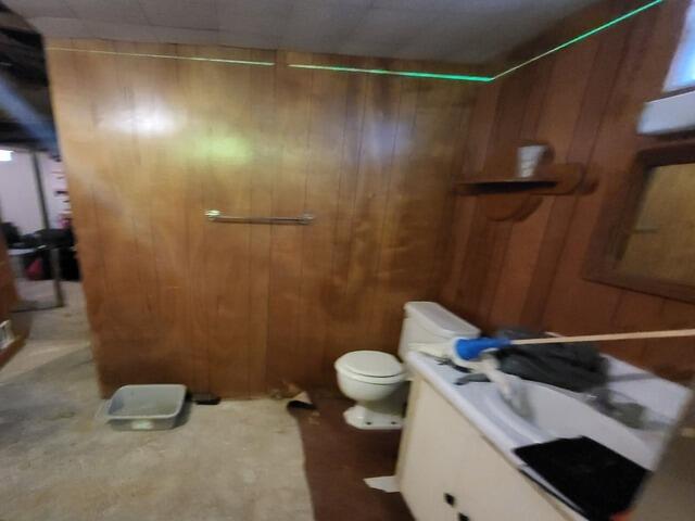 Foundation Repair & Structural Floor Joist Support in Appleton, WI - Before Photo