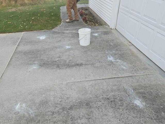 Unlevel Concrete Garage Apron Lifted & Joints Sealed in Sheboygan, WI - After Photo