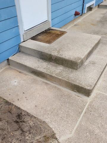 Sunken Concrete Walkway and Patio Lifted in Sheboygan, WI - After Photo