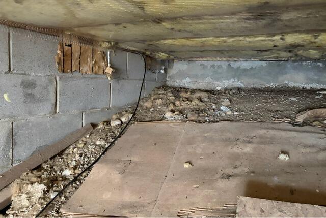 Wet, Musty Crawl Space Repaired & Encapsulated in Plymouth, WI - Before Photo