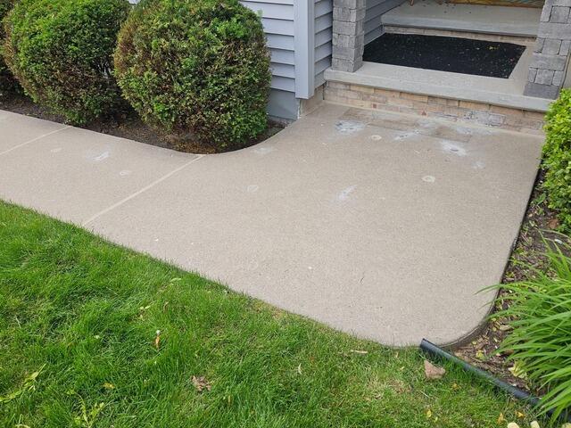 Concrete Sidewalk Lifting & Repair in Menasha, WI - After Photo