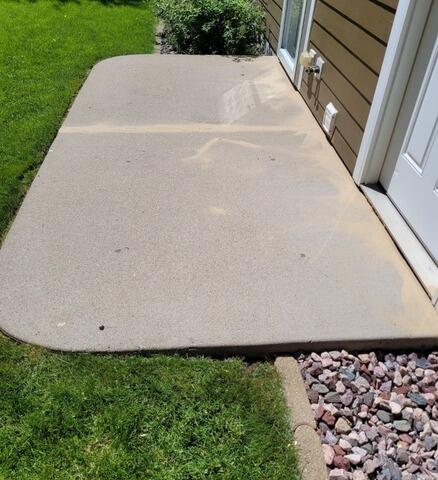 Concrete Patio Lifted, Leveled, Sealed & Repaired in Menasha, WI - After Photo