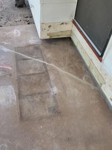 Failing Concrete Patio Repaired in New London, WI - After Photo
