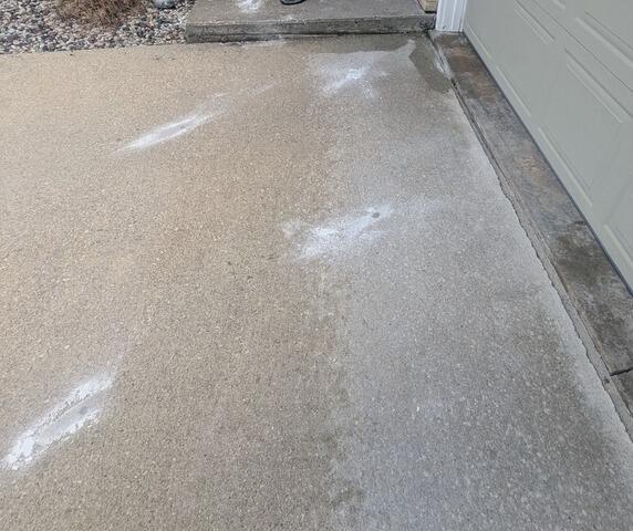 Concrete Driveway Lifted and Repaired in Oakfield, WI - After Photo