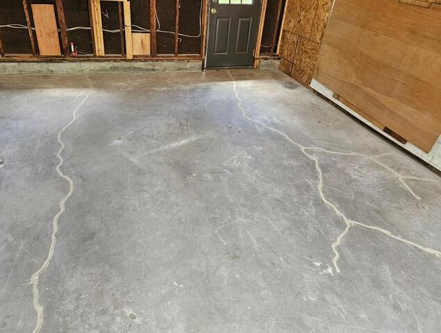 Cracked Concrete Garage Floor Repaired in Rhinelander, WI - After Photo