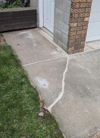 Concrete Garage Apron Repair in Rhinelander, WI - After Photo
