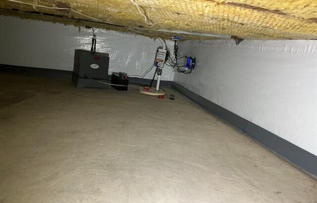 Musty Damp Crawlspace Repaired, Insulated and Stabilized in West Bend, WI - After Photo