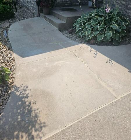 Sunken Concrete Repair in Marshfield, WI - After Photo