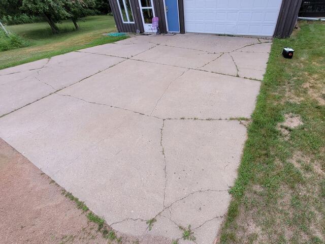 Concrete Repair in Summit Lake, WI - Before Photo