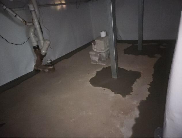 Wet, Moldy Basement Repaired, Waterproofed & Stablized in Marshfield, WI - After Photo