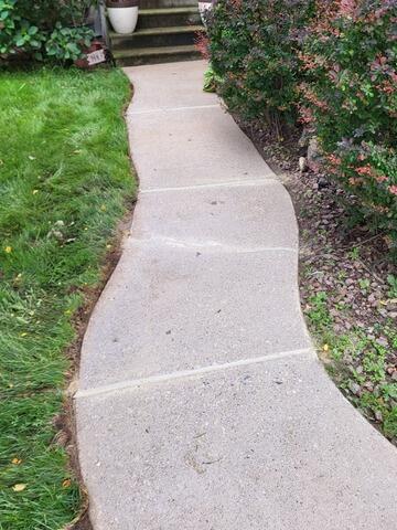 Concrete Driveway Repaired in Marshfield, WI - After Photo