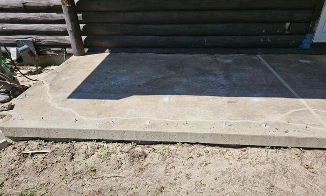 Concrete Driveway and Front Porch Lifted and Leveled in Plover, WI - After Photo