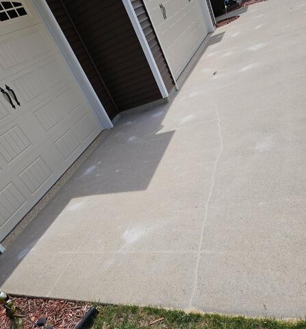Concrete Driveway Repair in Greenville, WI - After Photo