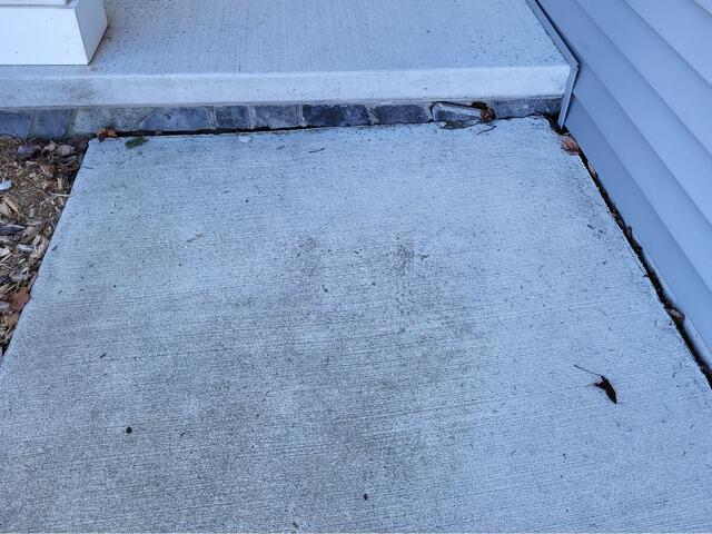 Cracked, Uneven Concrete Sidewalk is Repaired in Greenville, WI - Before Photo