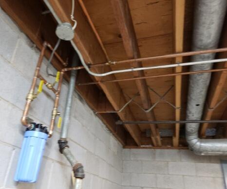 Cracked, Failing Foundation Repaired & Stabilized in Port Washington, Wi - Before Photo