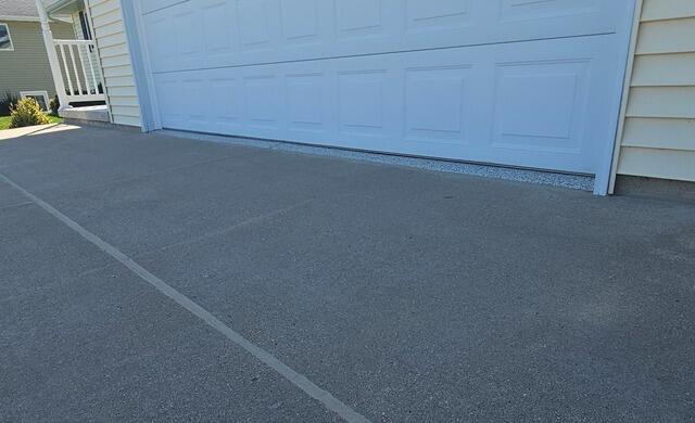 Sunken Concrete Driveway Repair in Waupun, WI - After Photo