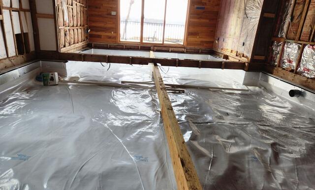 Crawl Space Vapor Barrier Installed in Shawano, WI - After Photo