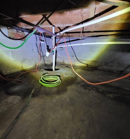 Crawl Space Moisture Control in Shawano, WI - Before Photo