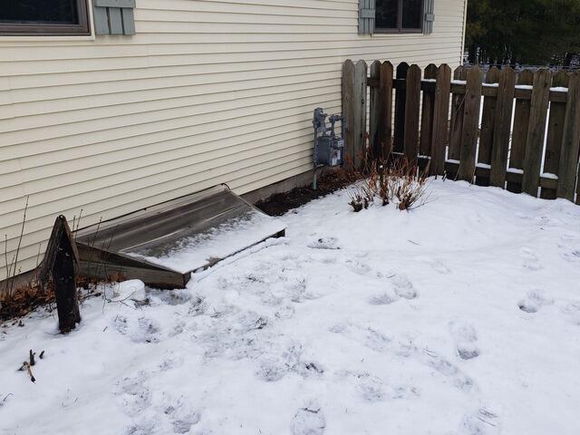 Egress Window Installation in Shawano, WI - Before Photo
