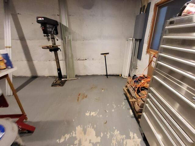 Basement Water Control & Sump Pump Installation in Shawano, WI - Before Photo