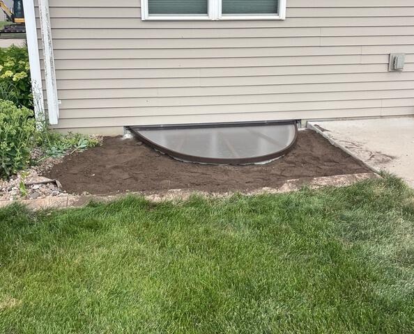 Egress Window & Cover Installation in Green Bay, WI - After Photo
