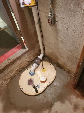Sump Pump Installation in Sobieski, WI - After Photo